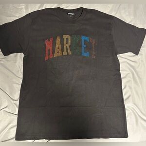 Market Black Graphic T-Shirt New